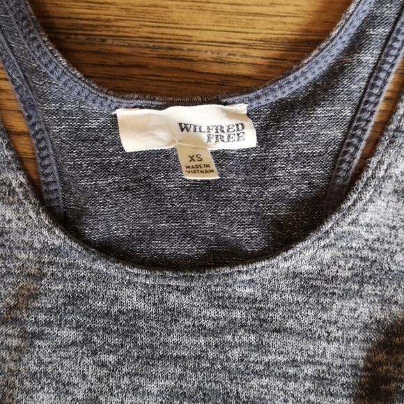 WILFRED Free Soft Heathered Tank Top Aritzia XS… - Picture 3 of 4